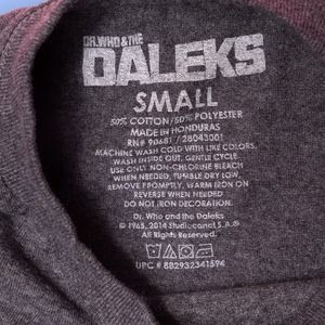 Dr. WHO Gray Small T-Shirt